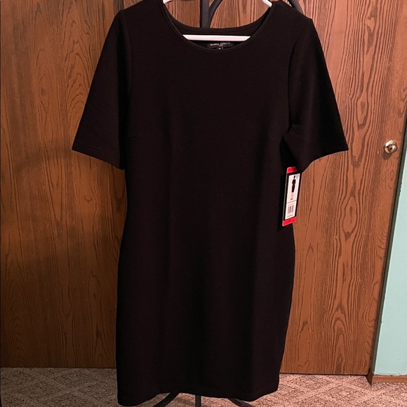 Mario Serrani Classic Black Mini Dress - Picture 1 of 5